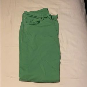 Mint Green Gray Saks Fifth Ave Pants